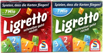 Produktbild von Schmidt Spiele Ligretto 8 Spieler - Vorteilspack (grün + rot)