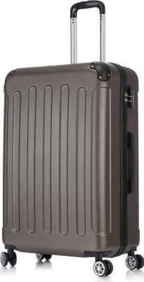 Produktbild von Flexot® F-2045 Koffer Reisekoffer Hartschale Hardcase Doppeltragegriff mit Zahlenschloss Gr. XL Farbe Bronze-Gold