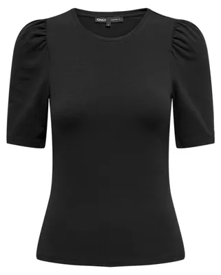 Produktbild von ONLY Damen Onllive Love 2/4 Pufftop JRS Noos, Schwarz, XS