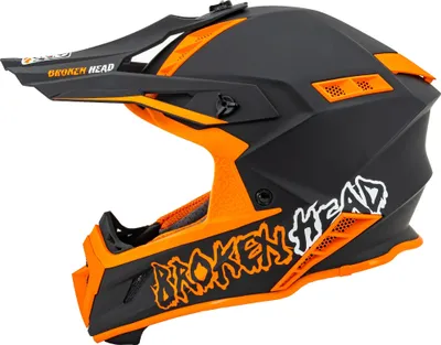 Zdjęcie produktu dla Kask z daszkiem Broken Head THE HUNTER, kolor jasnopomarańczowy: rozmiar L (59–60 cm) Rozmiar: L (59–60 cm)