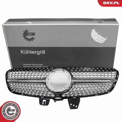 Obrázok produktu pre ESEN SKV 66SKV619 Mriežka chladiča, predná mriežka, vhodná pre MERCEDES-BENZ trieda V (W447), strieborná