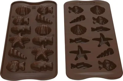 Produktbild von Silikon-Schokoladenform Meeresfrüchte