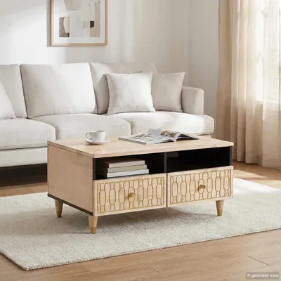 Obrázok produktu pre vidaXL Konferenčný stolík 80x54x40 cm z masívneho mangového dreva