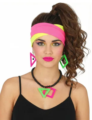 Produktbild von 80er Jahre Accessoires-Set, 5-teilig - Einheitsgröße