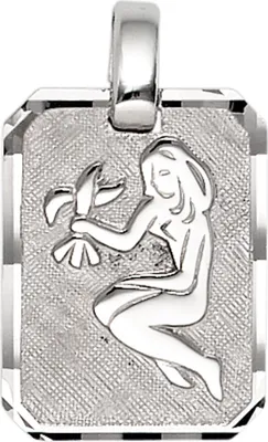 Produktbild von JOBO Anhänger Sternzeichen Jungfrau 925 Sterling Silber rhodiniert teilmattiert