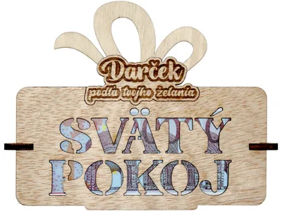 Obrázok produktu pre Tabuľka na peniaze - Svätý pokoj