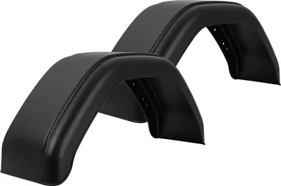 Produktbild von DE HAAN HMK 2275 Kotflügel-Set 14-15 Zoll aus Kunststoff 2 Stück für Pkw-Anhänger 750x220 mm mit festen Montagelöchern