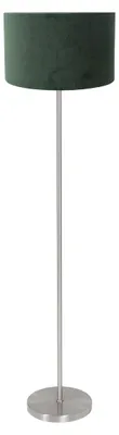 Image de Lampadaire - vert acier - NOOR - métal textile - lampe d'ambiance - E27 - 4434ST - Mexlite