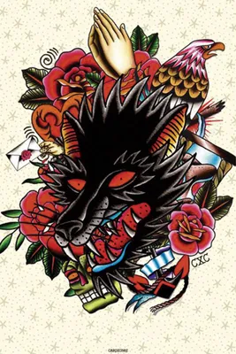 Produktbild von Cardxcore Poster Wolf  61 x 91,5 cm