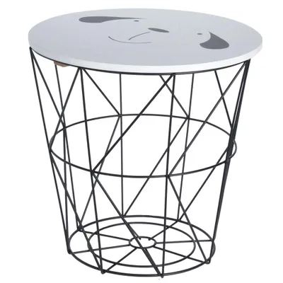 Imagen del producto de Mesa de mimbre para perros