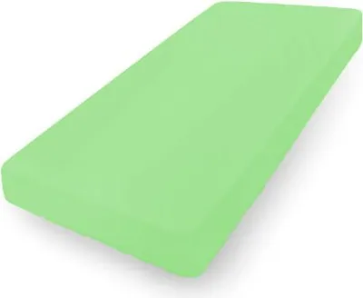 Image de Drap-housse en velours 70x140x10 Vert