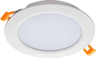 Produktbild von LED Einbaustrahler 12W 230V 870lm Ø168x24mm warmweiß, LED Panel rund weiß SEBSON