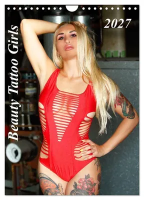 Produktbild von Beauty Tattoo Girls 2027 (Wandkalender 2027 DIN A4 hoch), CALVENDO Monatskalender