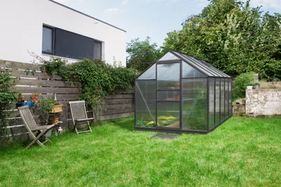 Obrázek produktu pro Skleník Vitavia Venus 6200 polykarbonát 6 mm 195 x 321 cm černý