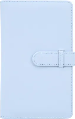 Obrázek produktu pro CHICIRIS 3-palcové fotoalbum, 108Polyuretankožené fotoalbum na vizitky (modré)
