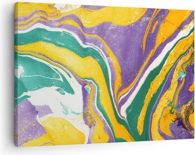 Produktbild von Bild auf Leinwand - Leinwandbild - Abstraktion modern - 70x50cm - Wand Bild - Wanddeko - Wandbilder - Leinwanddruck - Bilder - Kunstdruck - Wanddekoration - Leinwand bilder - Wandkunst - AA70x50-3961