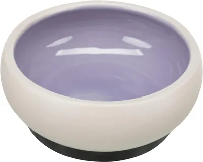 Produktbild von TRIXIE Napf, Keramik / Gummirand, 0,3 l / Ø 11 cm