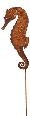 Productafbeelding van Decoratieve Tuinsteker Zeepaard - Metaal 118 cm