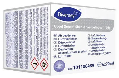 Produktbild von 2x Good Sense Shea & Sandalwood, Duftpatrone für das Good Sense Lufterfrischersystem | Packung (6 Stück)