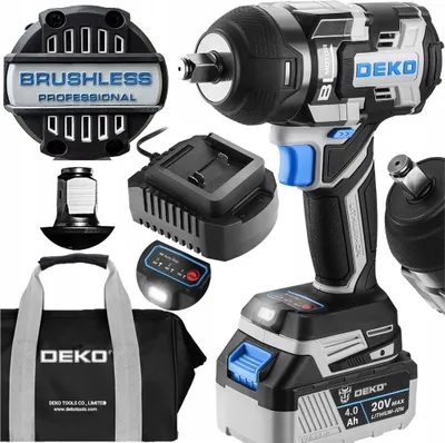 Produktbild von Klucz udarowy DEKO akumulatorowy bezszczotkowy 800Nm 4Ah 20V