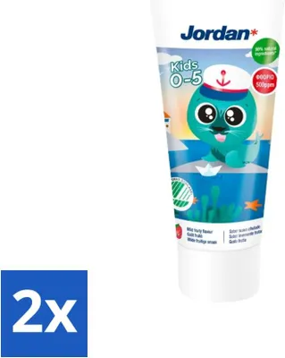 Produktbild von Jordan Zahnpasta Kinder 0-5 Jahre 50 ml - Vorteilspack - 2 Stücke
