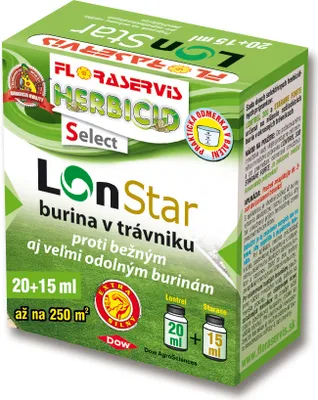 Obrázok produktu pre Prípravok proti burinám v trávniku LONSTAR 20+15 ml