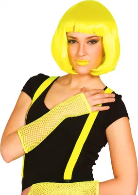 Produktbild von Netz-Armstulpen neon-gelb - Einheitsgröße