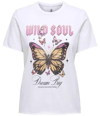 Image de T-shirt Only 15366031-WHITE pour Femme