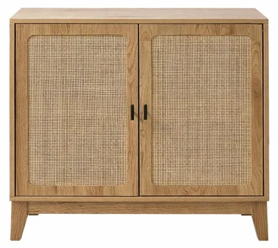 Produktbild von 2-türiges Sideboard mit Rattan-Geflecht, B 80 cm – ALIA