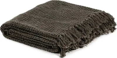 Immagine prodotto di Copriletto in Cotone 160x210 cm Antracite/Marrone