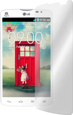 Produktbild von 2er-Pack PhoneNatic Glas-Folie klar  kompatibel mit LG L80 Dual - Panzerglas für L80 Dual