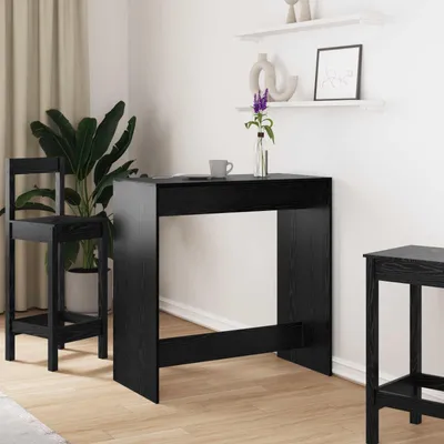 Imagen del producto de Maison Exclusive - Barra de bar, 102 x 50 x 103,5 cm, material de madera, color , aspecto de roble
