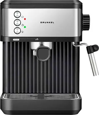 Obrázek produktu pro Grunkel CAFPRESSO-20AROMA, Espresso kávovar, 1,8 l, Mletá káva, 850 W, Nerezová ocel, Černá