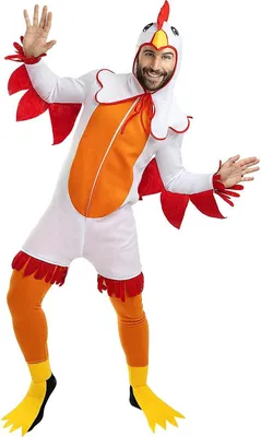 Produktbild von Huhn - lustiges Tierkostüm Karneval Fasching Größe: M-L