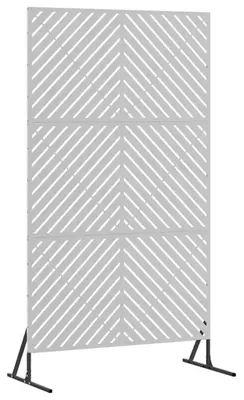Produktbild von Paravent - Raumteiler - 100 x 50 x 180 cm - Freistehend - Sichtschutz - Stoff - Weiß