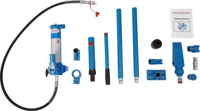 Obrázek produktu pro Hydraulický zvedák - Zvedák pro automobily - Nosnost 4 t (4000 kg) - Pro dílny a opravny automobilů - Modrý
