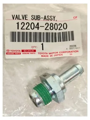 Obrázek produktu pro TOYOTA Rav4 Avensis odvzdušňovací ventil klikové skříně 12204-28020 OE