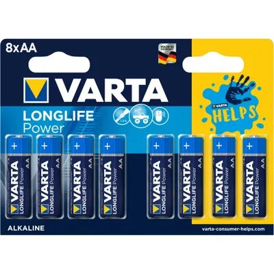 Produktbild von VARTA Batterie High Energy AA 04906 Alkali 1,5V VE8