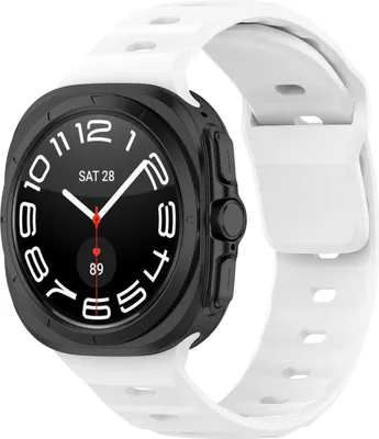 Produktbild von Bizon Armbanduhr Silikon G für Galaxy Watch Ultra 47 mm, Weiß