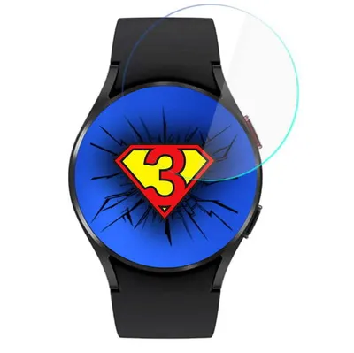 Produktbild von Hybridglas 3mk Watch Protection für Galaxy Watch 4 44 mm 3 Stück