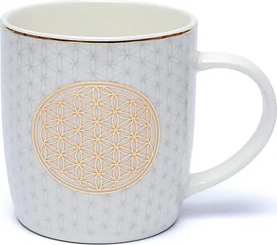 Produktbild von Teetasse mit Sieb Blume des Lebens -- ±400 ml online bestellen