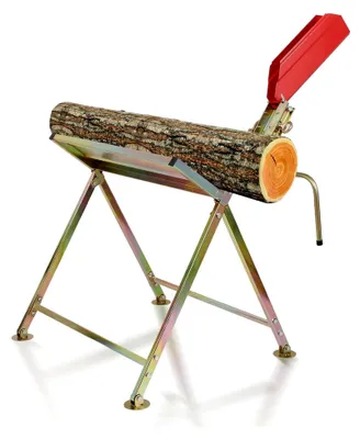 Produktbild von Sägebock mit Halterung für Kettensägen, klappbar und bis 150 kg belastbar, Maße 81x72x78,5 cm