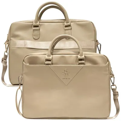 Produktbild von Guess Triangle 4G Laptop Tasche 16" - Gold