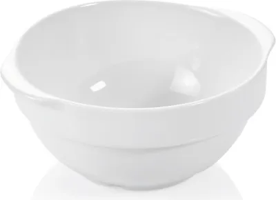 Produktbild von 6x Schale mit Lappengriffen 400 ml weiß, Porzellan