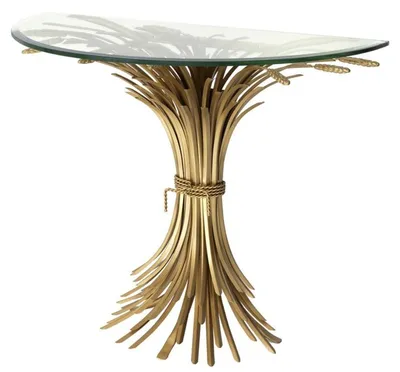 Produktbild von Casa Padrino Luxus Konsole Antik Gold 90 x 45 x H. 76 cm - Designer Konsolentisch