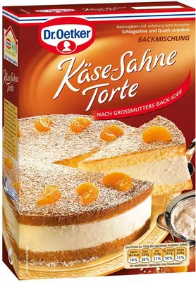 Produktbild von Dr. Oetker koláč so syrom a smotanou 385g