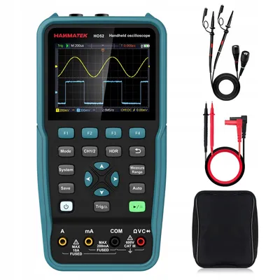 Produktbild von HANMATEK oscyloskop cyfrowy HO52 50 MHz, 2-kanałowy oscyloskop 2 w 1