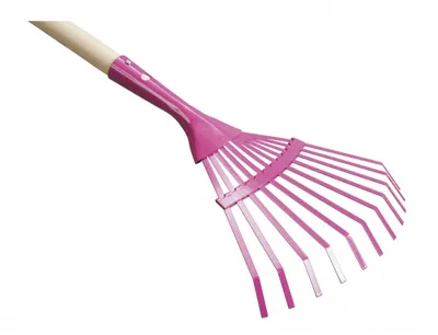 Productafbeelding van Nohel Garden, Hrábě, plat model, 11 stelen, kinderuitvoering, metaal, 25 cm (breedte), 75 cm (lengte)