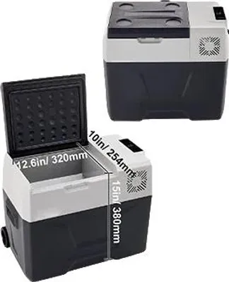 Produktbild von Tragbarer Kühlschrank, effiziente Kühlung, Dual-Voltage-Kompatibilität, 40L