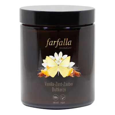 Zdjęcie produktu dla Świeca zapachowa Aroma-Duftkerze - Wanilia i cynamon, 160g | FARFALLA
